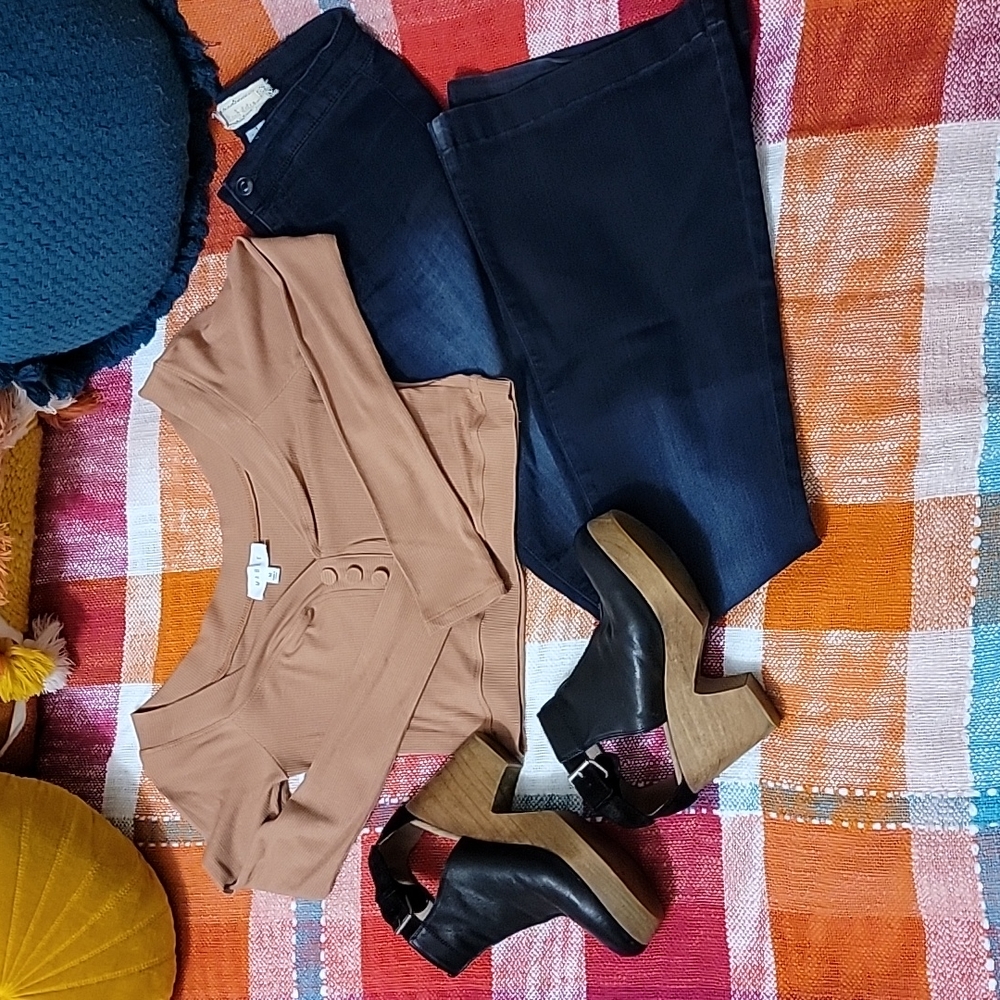 Mable long sleeve crop top